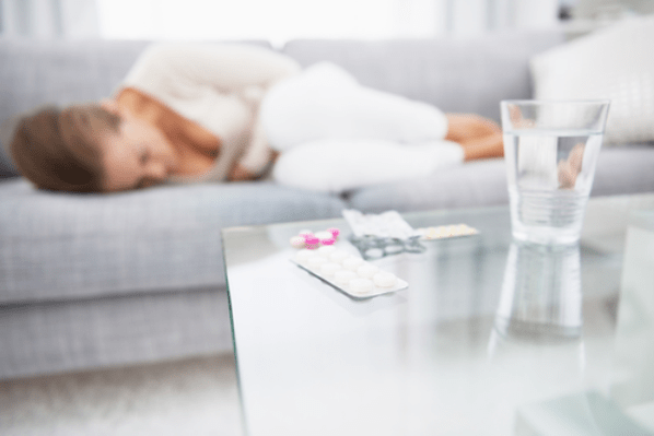 абдоминална болка поради присуство на паразити во телото